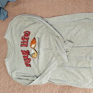 Never worn long sleeve graphic t